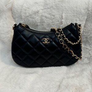 Chanel Hobo Love Chain Shoulder Bag